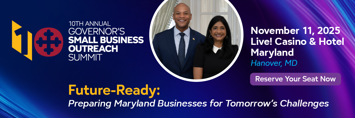 10th Annual Governors Small Business Outreach Summit 11-11-2025 - Register Now!