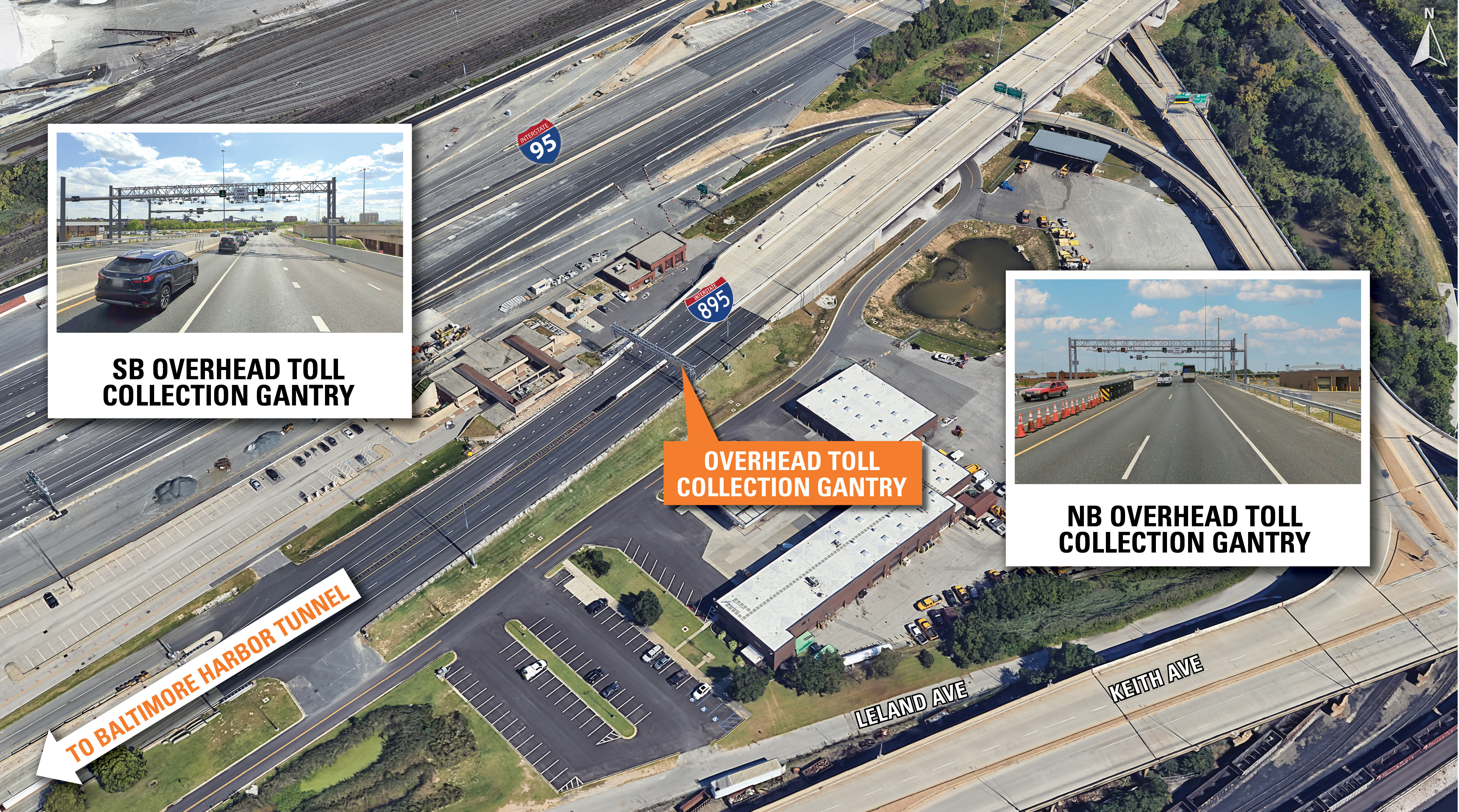 Proposed Overhead Toll Collection Gantry - North of Harbor Tunnel
