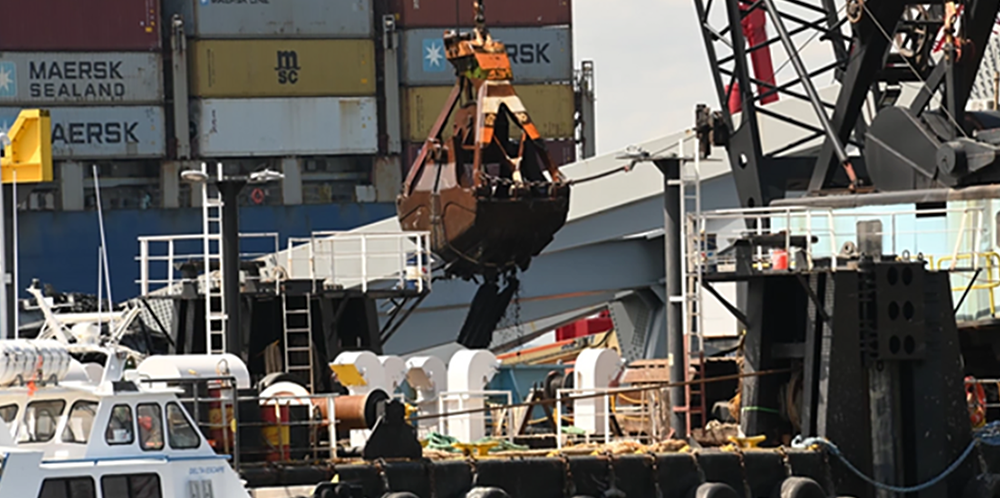 Update 12: Multimedia Release: Removal of containers onboard M/V Dali and bridge wreckage clearing continues at site of Key Bridge incident