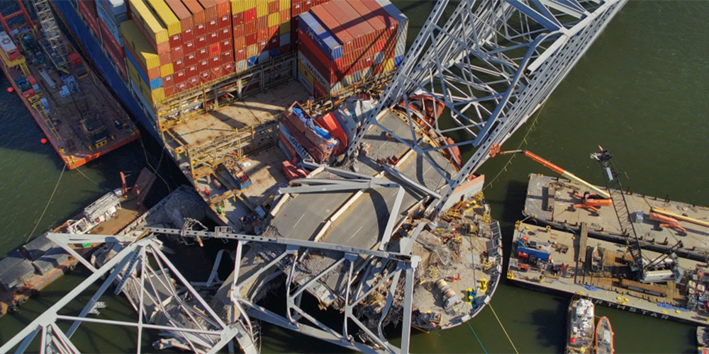 UPDATE 18 Multimedia Release: Key Bridge Unified Command prepares for removal of bridge piece on top of M/V DALI