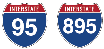I-95 and I-695 Highway Signs